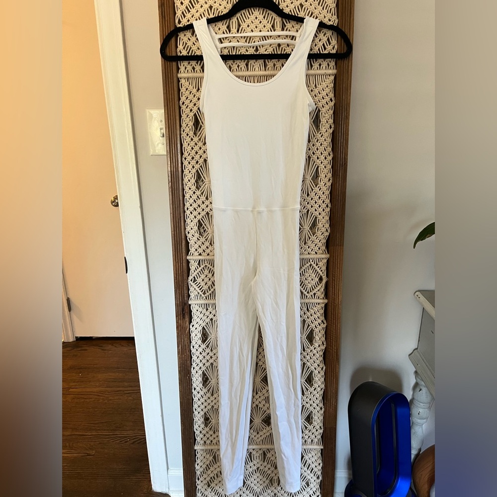 Koral White Athletic Bodysuit